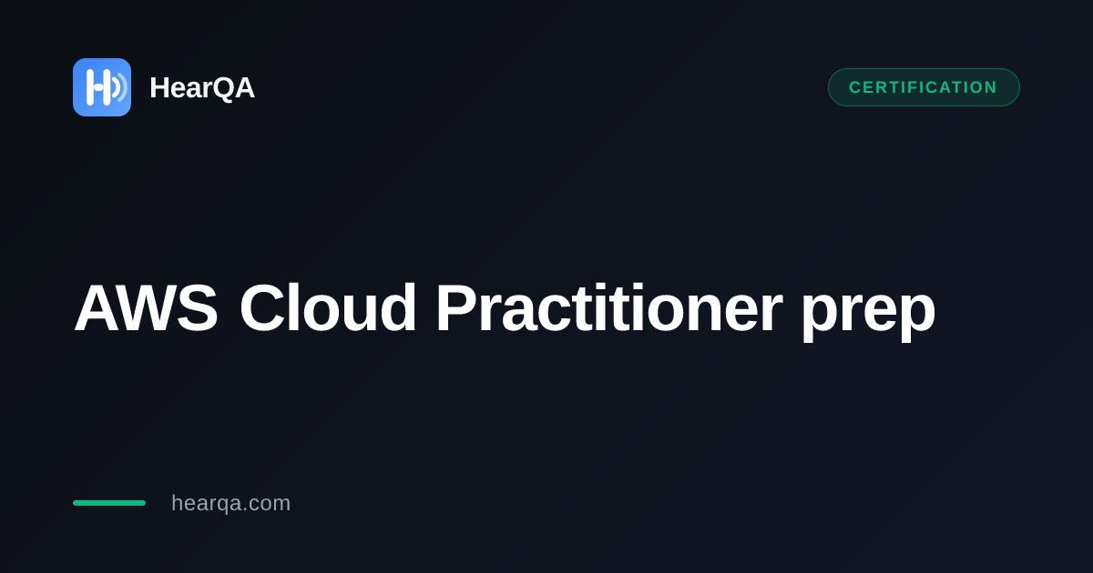 AWS Cloud Practitioner (CLF-C02) prep guide