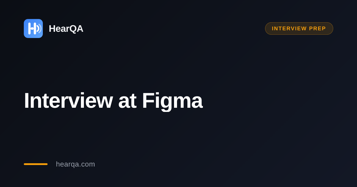 Figma interview prep