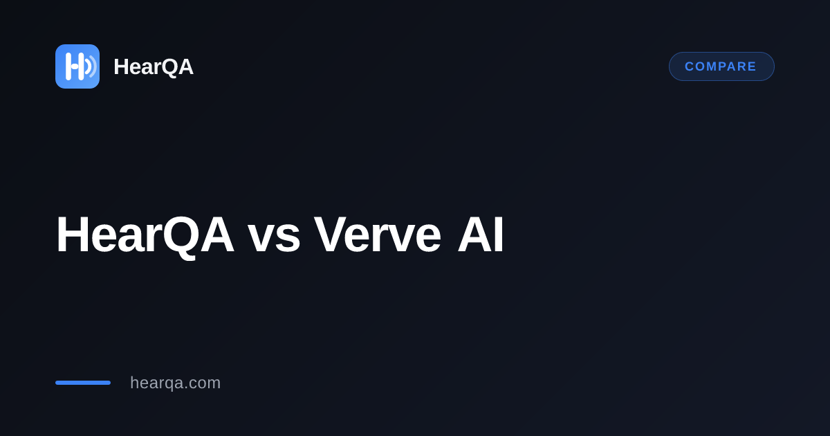 HearQA vs Verve AI